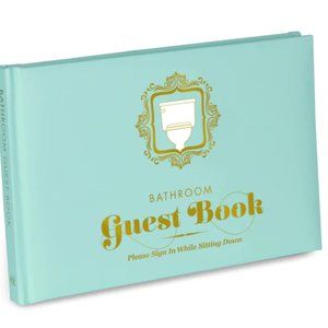 Knock Knock Bathroom Guest Book